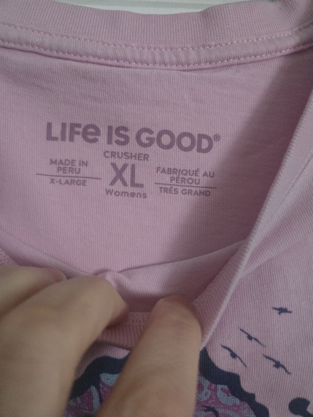Life Is Good Women's Hibiscus-scape Short Sleeve Tee Size XL - Picture 6 of 7